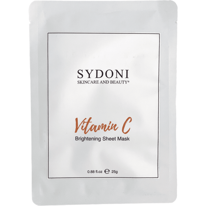 Sydoni Skincare And Beauty - Brightening Vitamin C Sheet Mask With Hyaluronic Acid And Trehalose 25G 0.88 Fl. Oz.