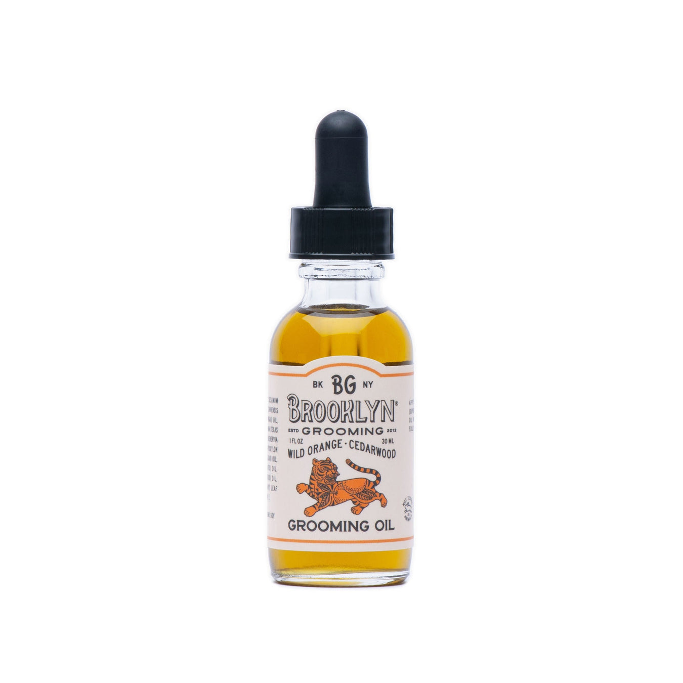 Brooklyn Grooming Wild orange and Cedar wood grooming oil Beard oil