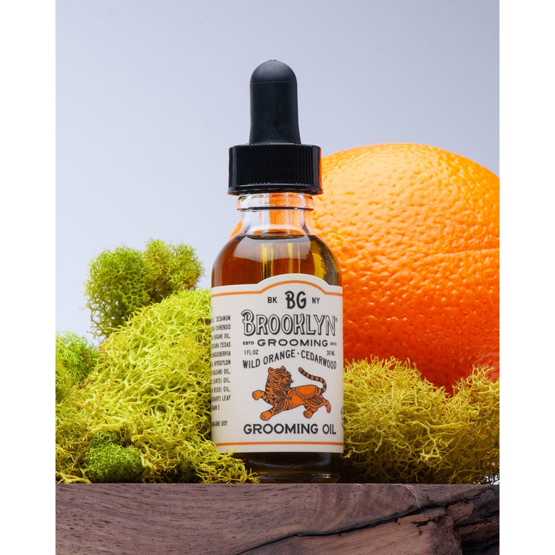 Brooklyn Grooming Wild orange and Cedar wood grooming oil Beard oil