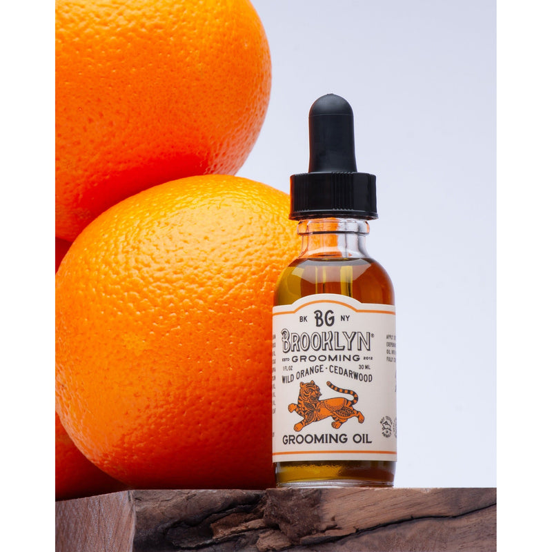 Brooklyn Grooming Wild orange and Cedar wood grooming oil Beard oil