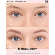 GladGirl Brow Lamination Counter Card Marketing