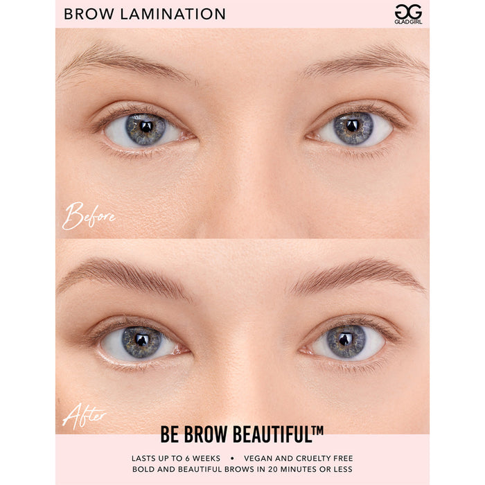 Brow Lamination Counter Card