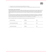 GladGirl Downloadable Brow Lamination Consent Form Marketing