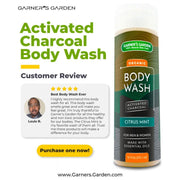 Garner's Garden Activated Charcoal Organic Body Wash Body Wash