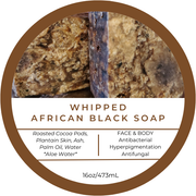 Adiva Naturals African Raw Premium Black Soap (3 sizes) Import Bar Soap