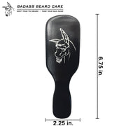 Badass Beard Care Boars Hair Beard Brush with Handle BRUSH