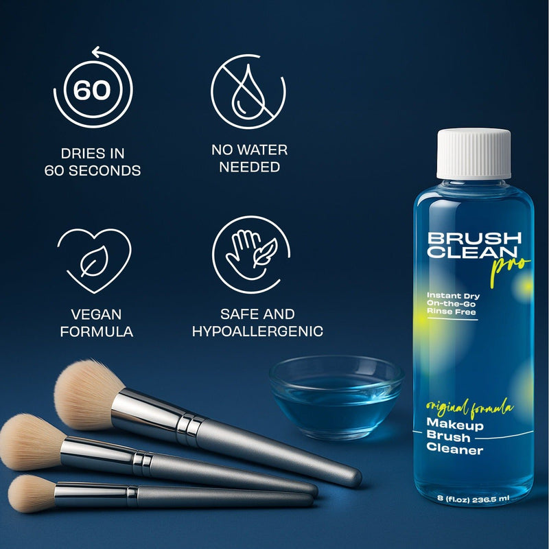 Brush Clean Pro The Original Makeup Brush Cleaner 32 oz Dark Slate Gray