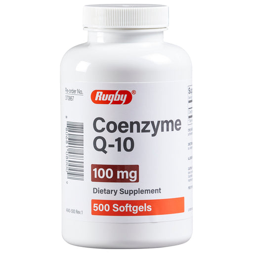 Rugby Coenzyme Q-10 100 mg 500 softgel Vitamins & Supplements