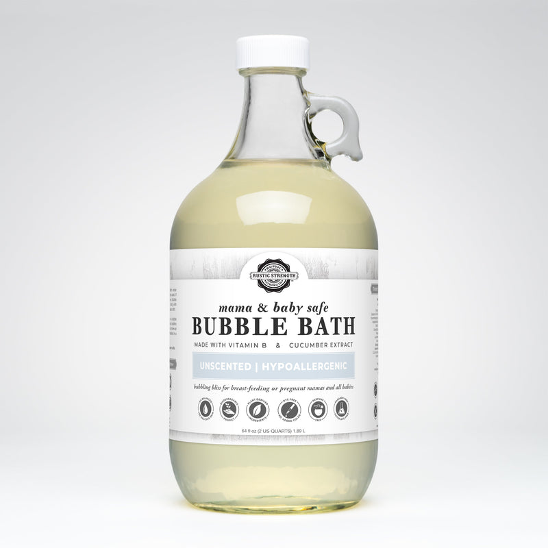 Rustic Strength Bubble Bath | Mama + Baby Safe Bath & Body