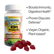 Clear Wellness 360 Clear Buddy Organic Kids Probiotic Gummies Probiotics Plus