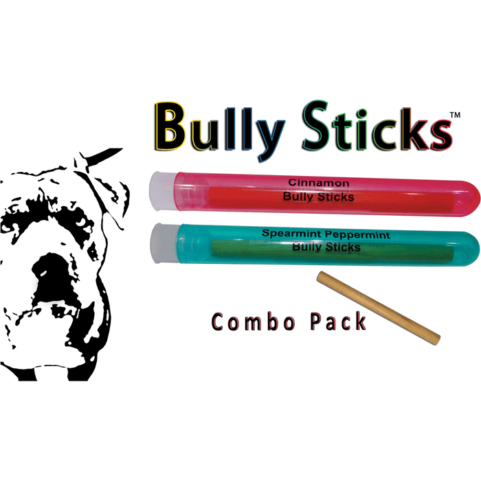 Bitemywood Bully Stick 4" All Natural Birchwood Flavored Human Chewing Sticks Available In Cinnamon And Mint