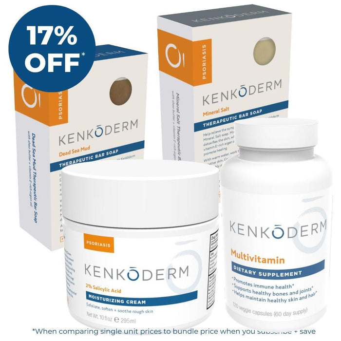 Kenkoderm Psoriasis Total Body + Multivitamin Bundle