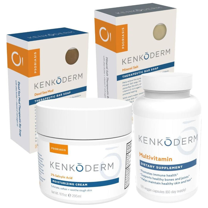 Kenkoderm Psoriasis Total Body + Multivitamin Bundle