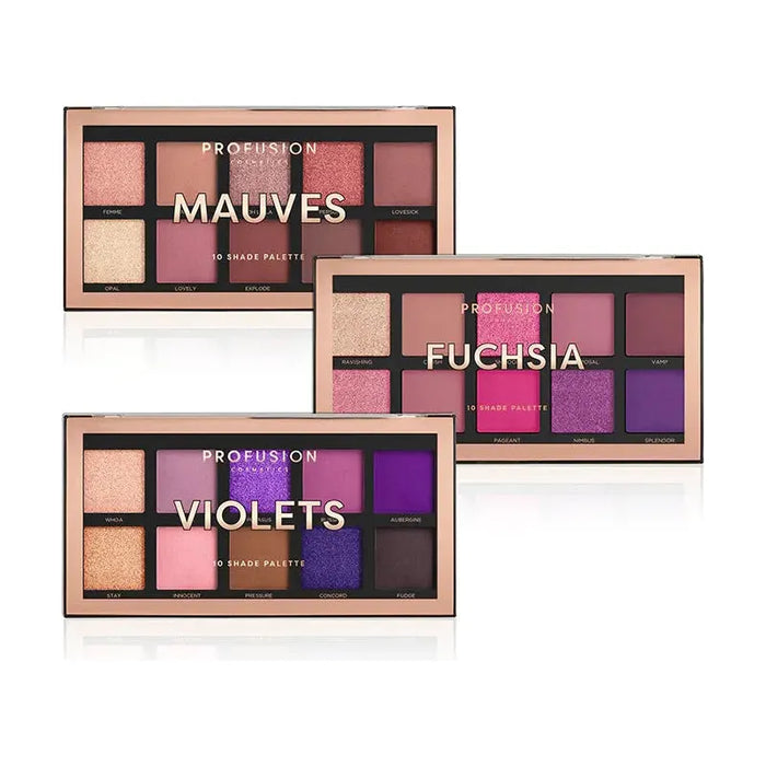 Profusion Cosmetics - 10-Shade Trio Bundle