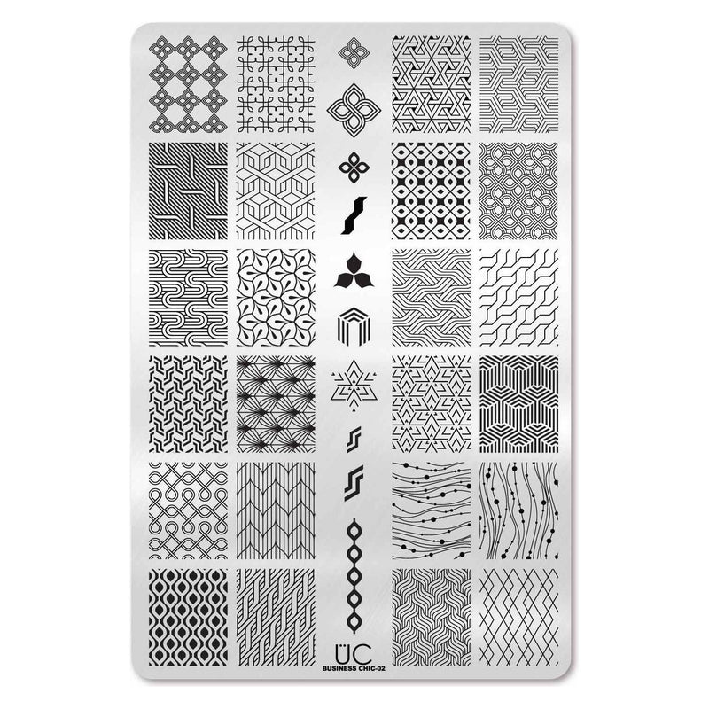 UberChic Beauty Business Chic-02 Stamping Plate