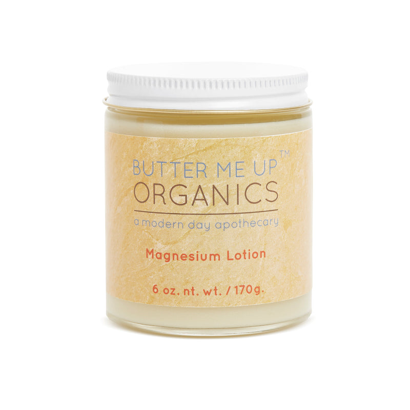 Butter Me Up Organics Organic Magnesium Lotion / Magnesium / Magnesium Cream / Magnesium Butter / Magnesium Body Butter / Magnesium Chloride / Magnesium Rub Balm Body