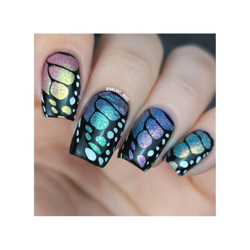 UberChic Beauty Butterflies Stamping Plate