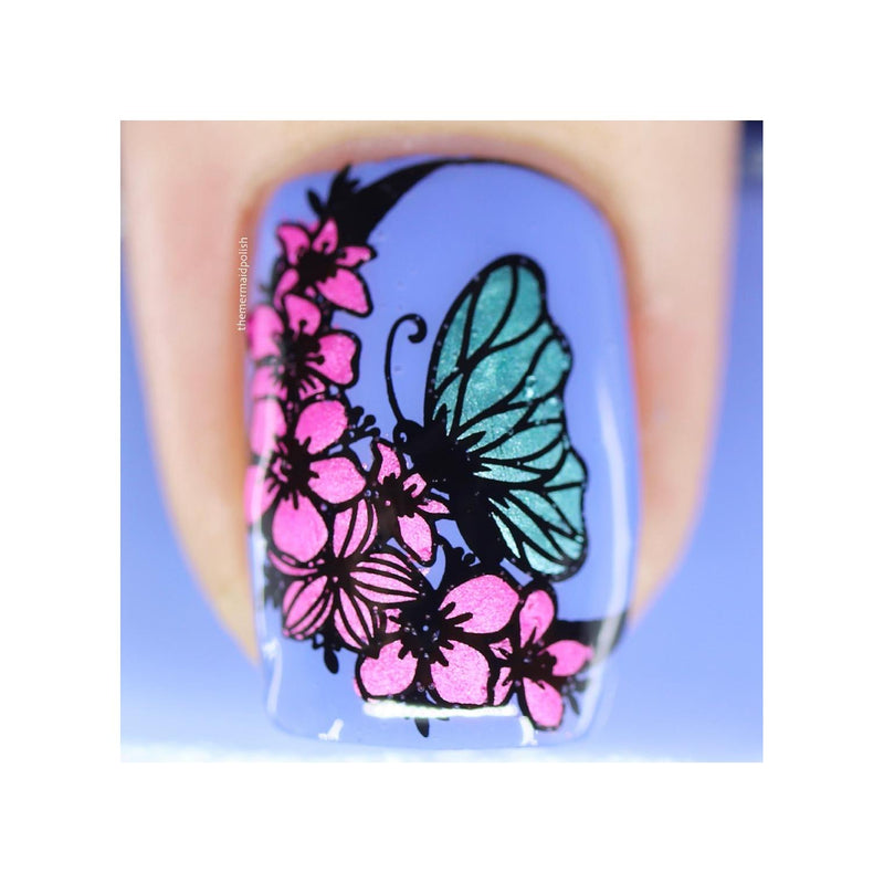 UberChic Beauty Butterflies Stamping Plate