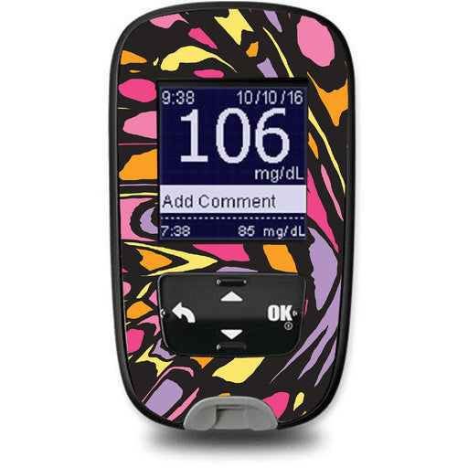 Peelz Butterfly Wing Accu-Chek Guide Glucometer Peelz/Stickers
