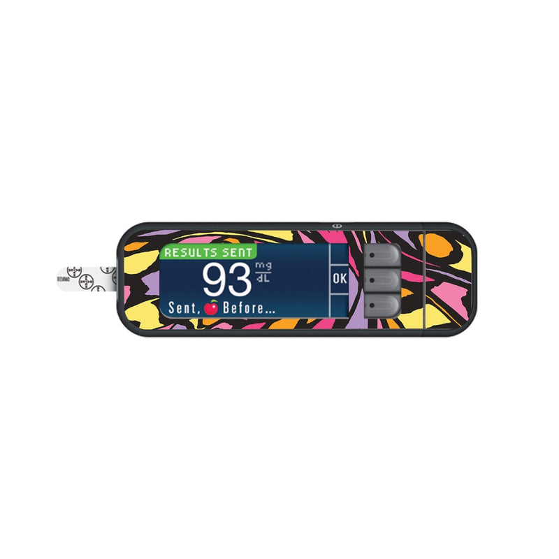 Peelz Butterfly Wing Bayer Contour Next Glucometer Peelz/Stickers
