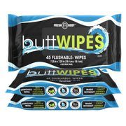 Fresh Body FB® Buttwipes 45ct Flow Pack (select quantity) Adult Hygienic Wipes