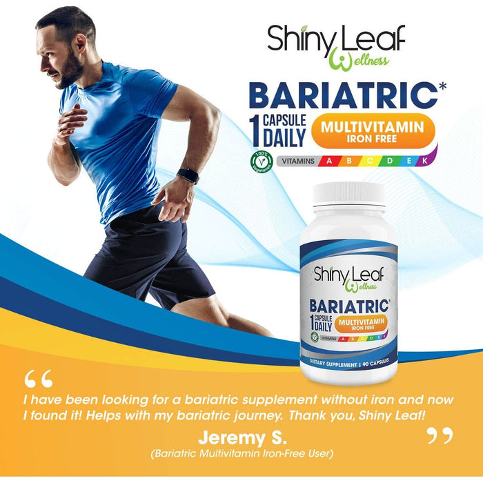 Shiny Leaf - Bariatric Multivitamin Iron-Free (Once-A-Day Vegetarian Capsule) Shiny Leaf