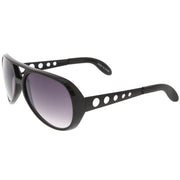 zeroUV Retro Large Elvis King Of Rock and Roll Aviator Sunglasses 2203 Sunglasses