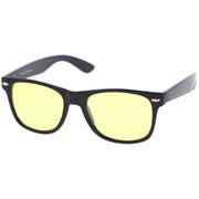 zeroUV Limited Edition Color Tinted Lens Horned Rim Sunglasses 8803 Sunglasses