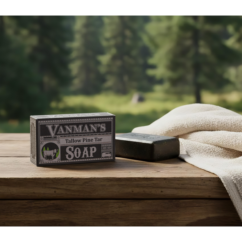 VanMan *New* VanMan's Tallow & Pine Tar Soap