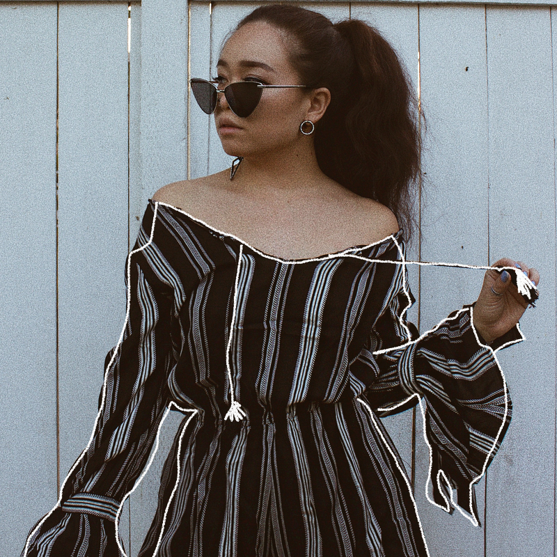 zeroUV Oversize Thin Metal Cat Eye Butterfly Frame Sunglasses C201 Sunglasses