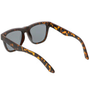 zeroUV Classic Thick Arms Flat Lens Square Horn Rimmed Sunglasses C286 Sunglasses