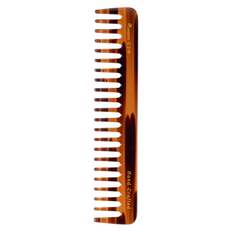 Creative Pro Hair Tools C2W COMBS - Tortoise -Tokyo -Dark Blond Hair Comb