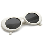 zeroUV Retro 1990's Fashion Oval Clout Goggle Sunglasses 51mm C381 Sunglasses