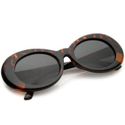 zeroUV Retro 1990's Fashion Oval Clout Goggle Sunglasses 51mm C381 Sunglasses