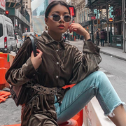 zeroUV Retro 1990's Fashion Oval Clout Goggle Sunglasses Sunglasses