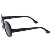 zeroUV Oversize Retro Tapered Arms Clout Goggle Oval Sunglasses 53mm C383 Sunglasses