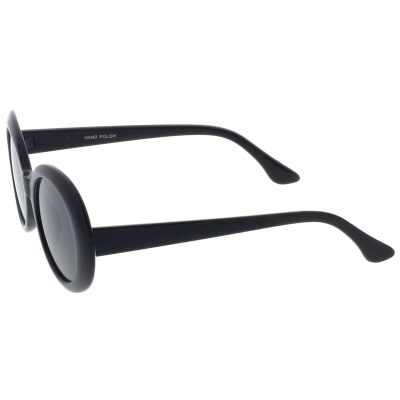 zeroUV Oversize Retro Tapered Arms Clout Goggle Oval Sunglasses 53mm C383 Sunglasses