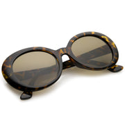 zeroUV Oversize Retro Tapered Arms Clout Goggle Oval Sunglasses 53mm C383 Sunglasses