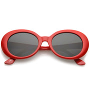 zeroUV Oversize Retro Tapered Arms Clout Goggle Oval Sunglasses 53mm C383 Sunglasses