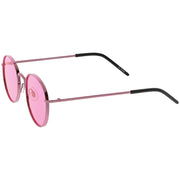 zeroUV Retro Fashion Round Color Tone Colors Flat Lens Sunglasses C437 Sunglasses