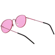 zeroUV Retro Fashion Round Color Tone Colors Flat Lens Sunglasses C437 Sunglasses