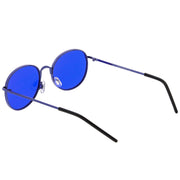 zeroUV Retro Fashion Round Color Tone Colors Flat Lens Sunglasses C437 Sunglasses