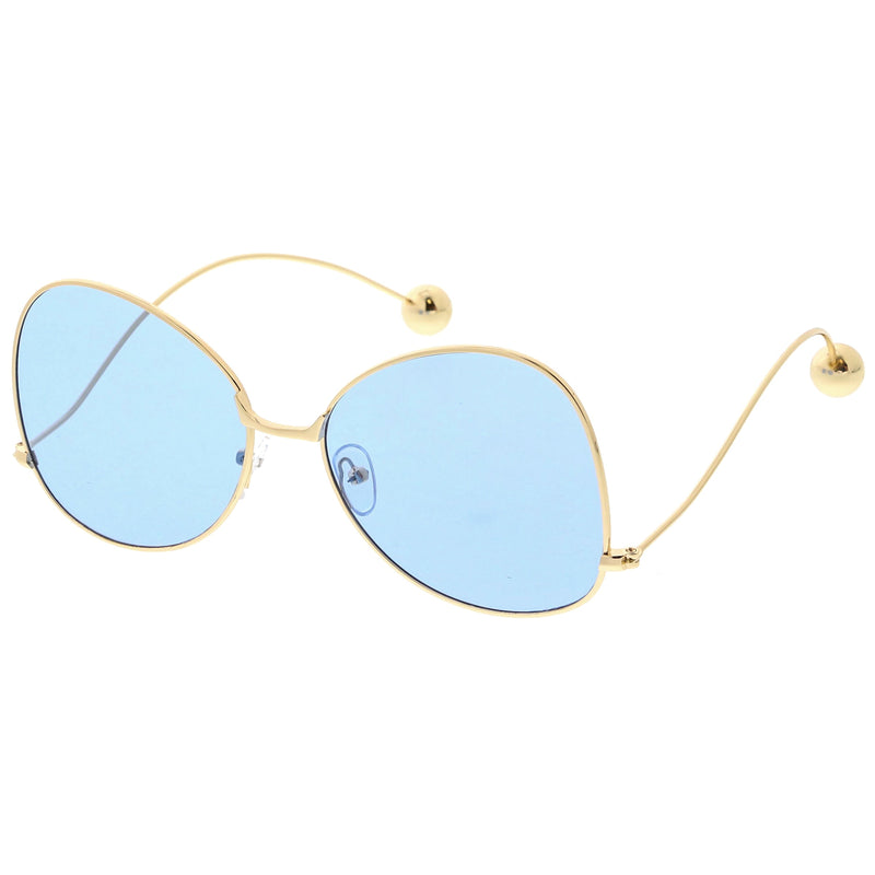 zeroUV Women's Retro Oversize Butterfly Shape Color Tone Lens Sunglasses C443 Sunglasses