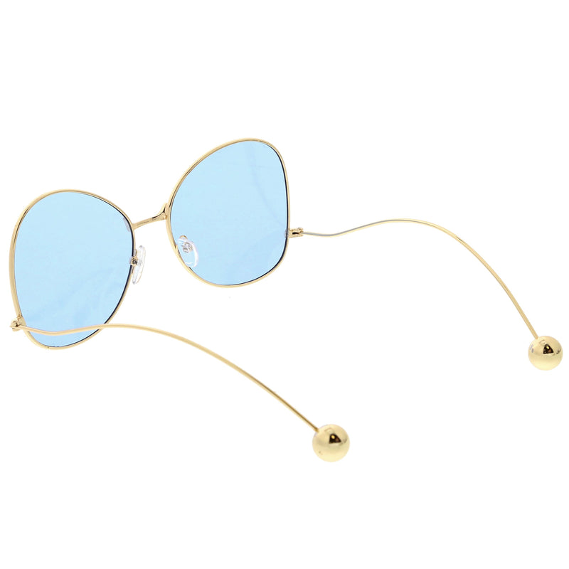 zeroUV Women's Retro Oversize Butterfly Shape Color Tone Lens Sunglasses C443 Sunglasses
