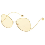 zeroUV Women's Retro Oversize Butterfly Shape Color Tone Lens Sunglasses C443 Sunglasses