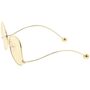 zeroUV Women's Retro Oversize Butterfly Shape Color Tone Lens Sunglasses C443 Sunglasses