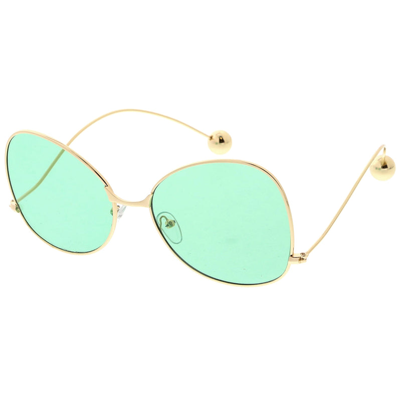 zeroUV Women's Retro Oversize Butterfly Shape Color Tone Lens Sunglasses C443 Sunglasses