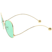 zeroUV Women's Retro Oversize Butterfly Shape Color Tone Lens Sunglasses C443 Sunglasses