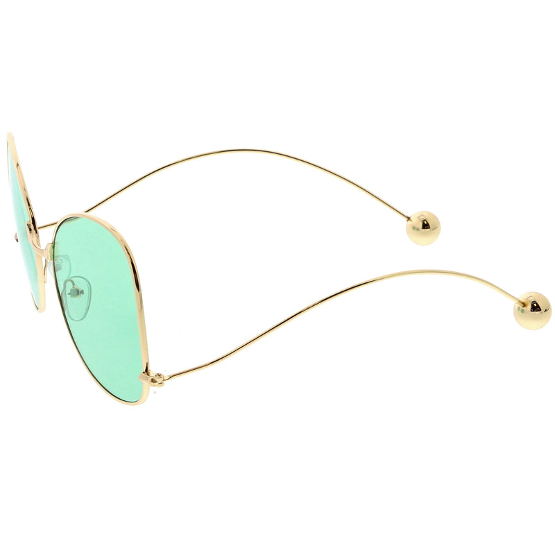 zeroUV Women's Retro Oversize Butterfly Shape Color Tone Lens Sunglasses C443 Sunglasses