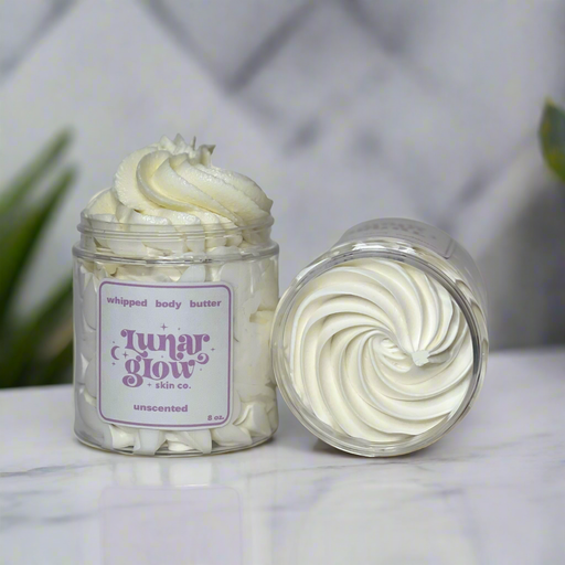 Lunar Glow Skin Co. Unscented Body Butter whipped body butter
